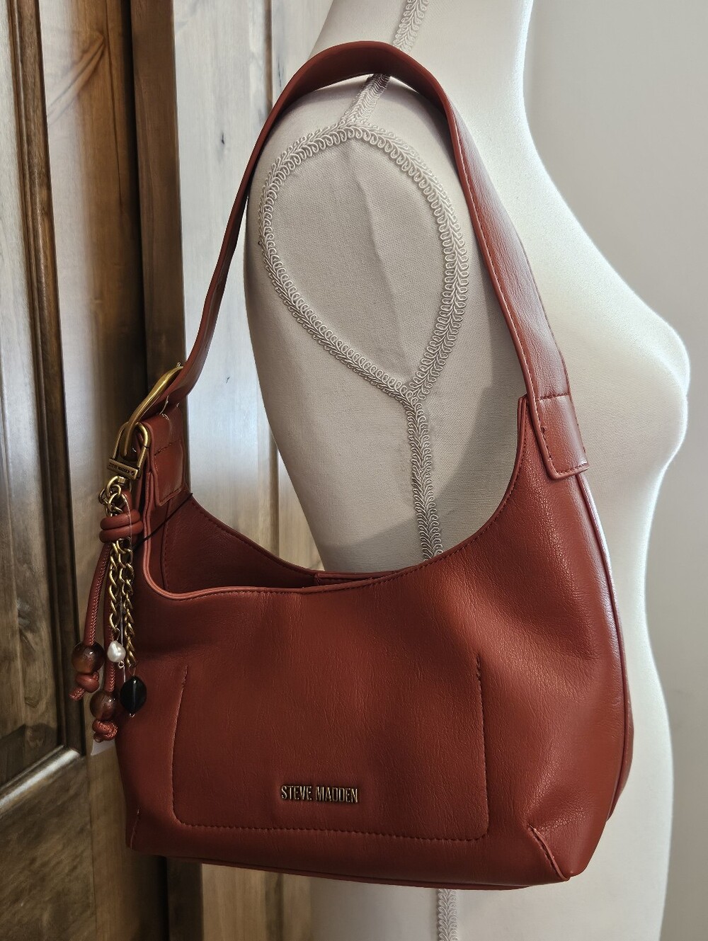 Steve Madden Dark Red Hobo Bag